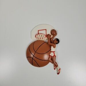 VTG 90s Burwood Basketball Sports Wall Plaque Decor- Childs Room Wall Hanging